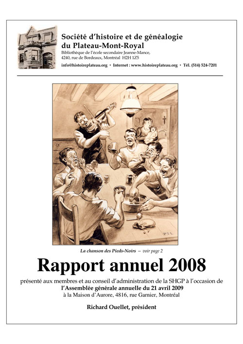Rapport d'activités 2008
